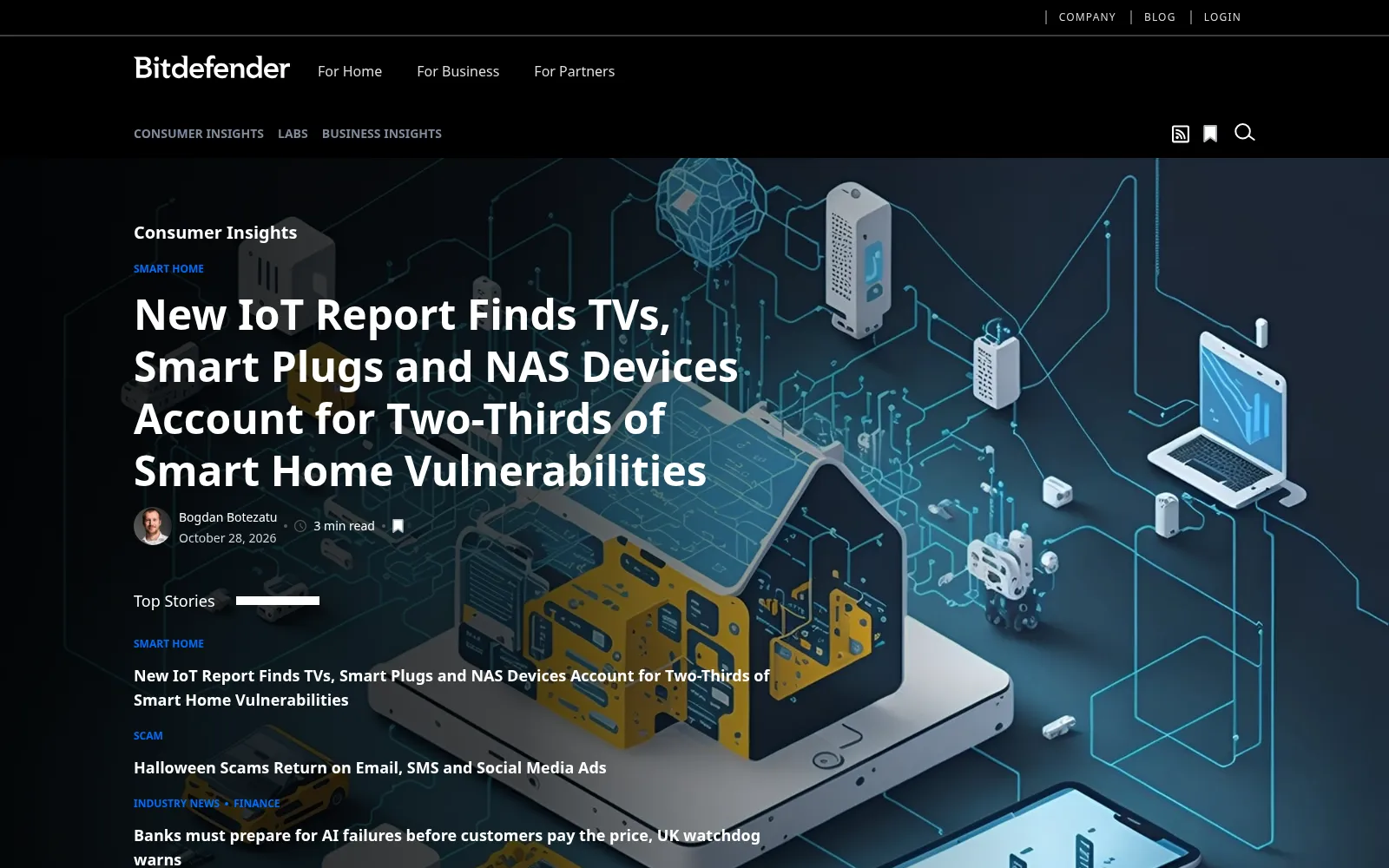 Screenshot of bitdefender.com